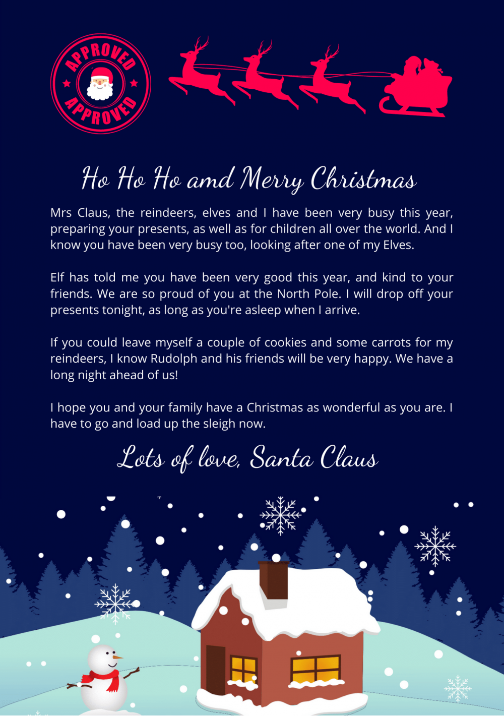 Download Santa letter