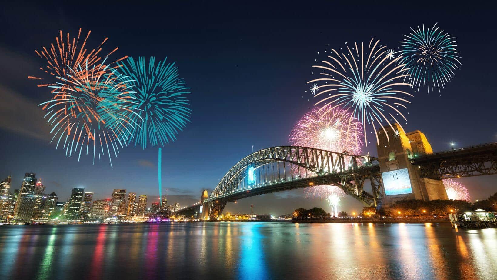 Sydney NYE fireworks 2024